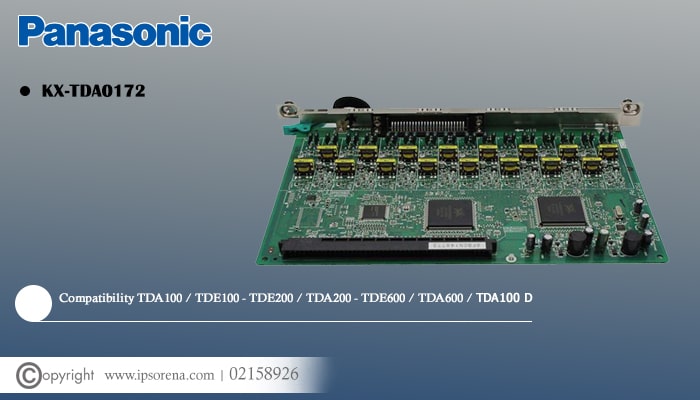 کارت سانترال KX-TDA0172